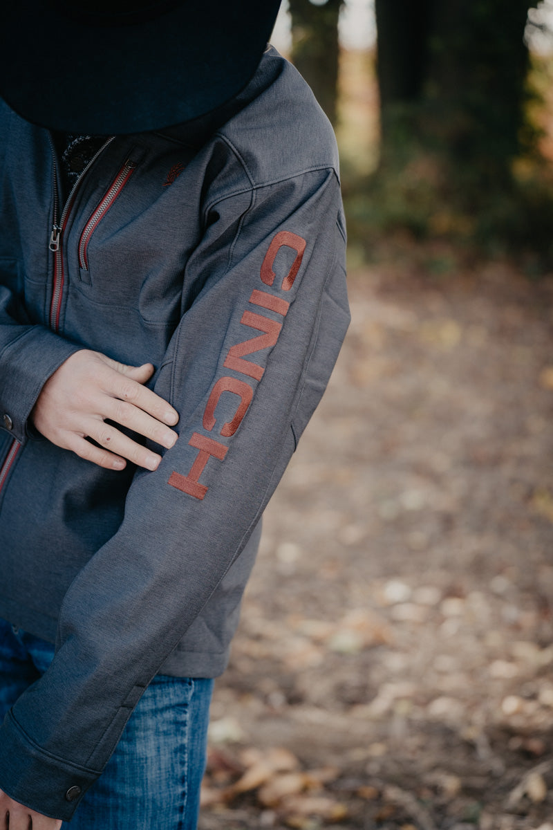 'Preston' Charcoal Men's Bonded Jacket (S-XXL)