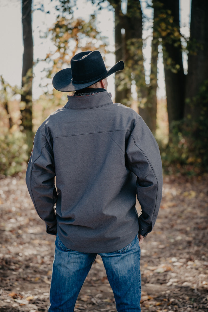 'Preston' Charcoal Men's Bonded Jacket (S-XXL)