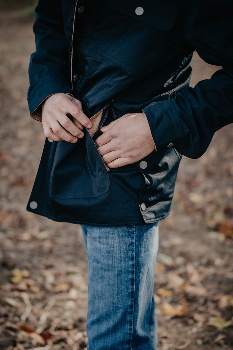 'Johnson' Black Men's CINCH Barn Coat (S-XXL)