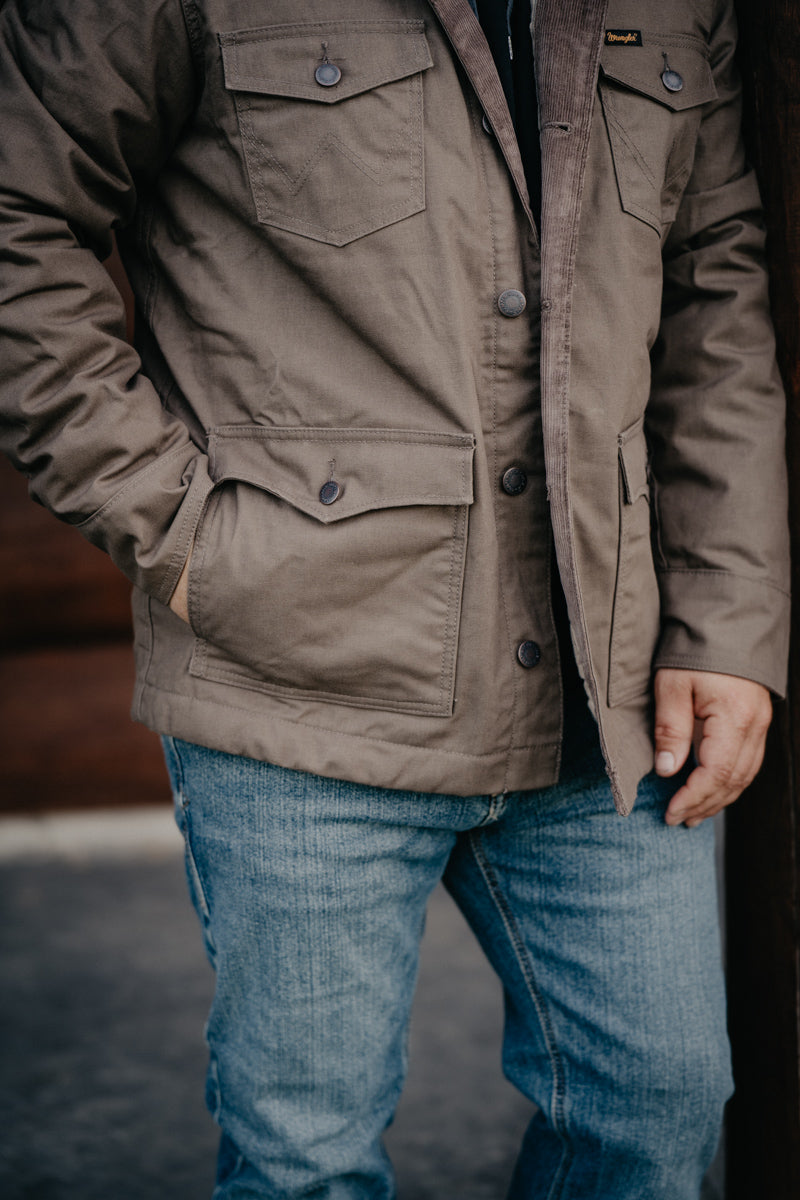 'Johnson' Men's Waxed Lined Barn Coat (S-XXL)