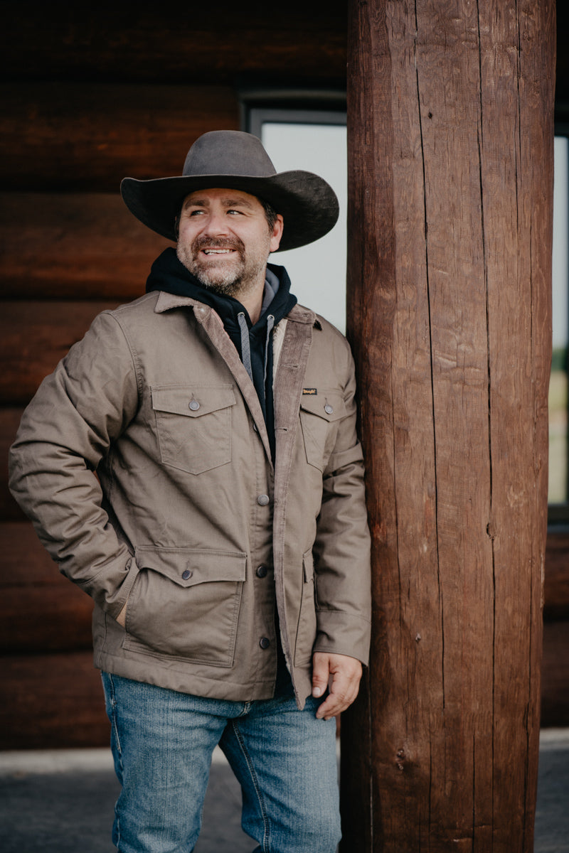 'Johnson' Men's Waxed Lined Barn Coat (S-XXL)