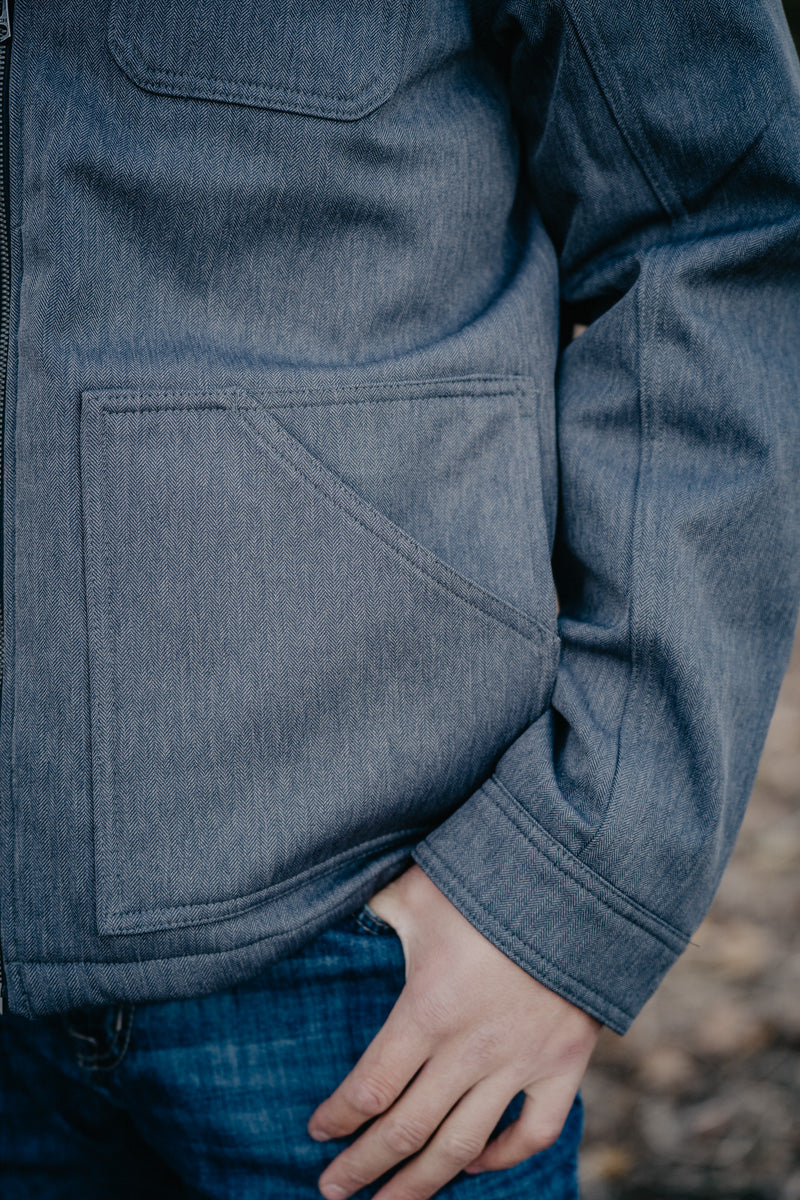 'Noah' Black Men's CINCH Bonded Jacket (S-XXL)