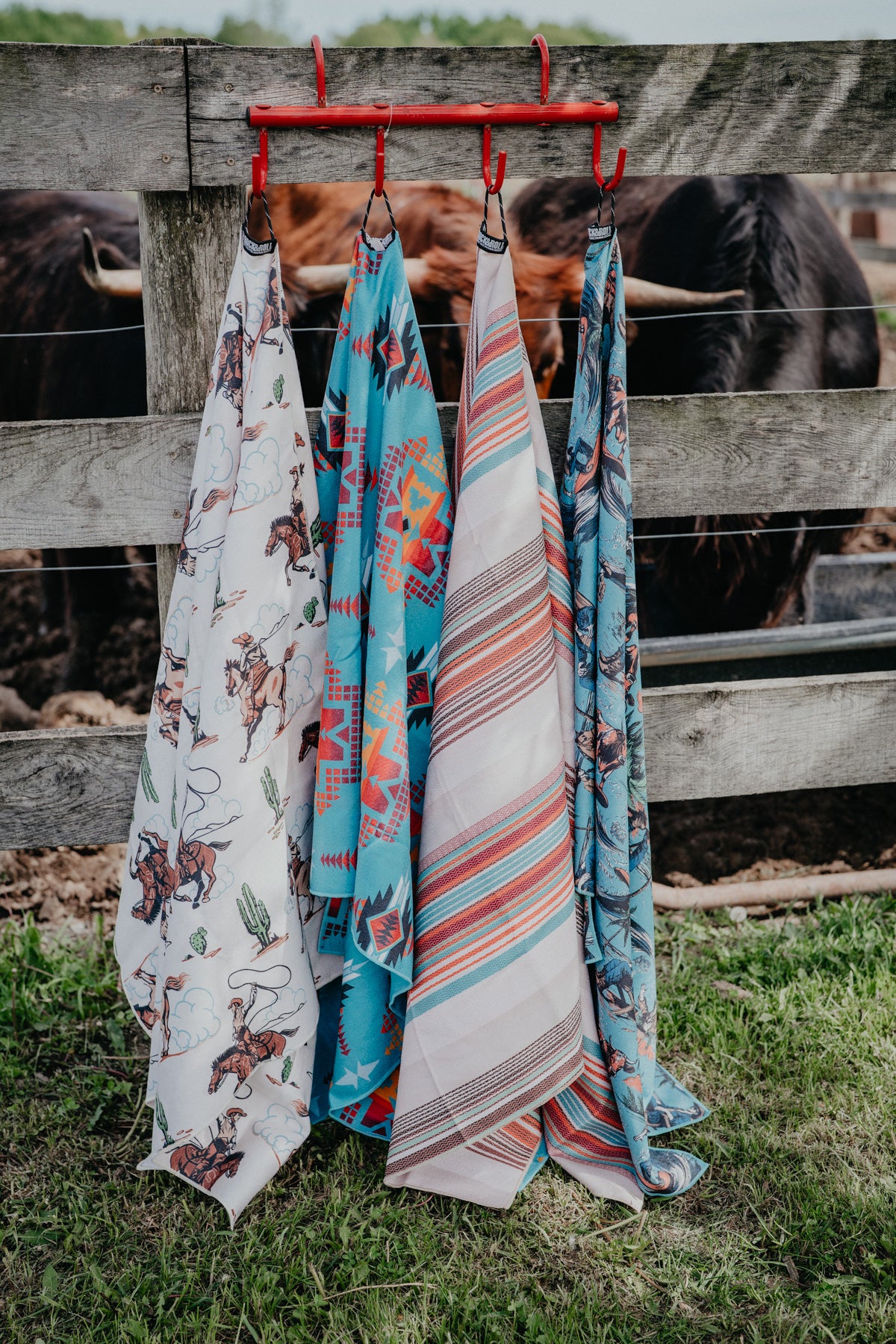 Western Printed Microfiber Towel (4 Print Options)