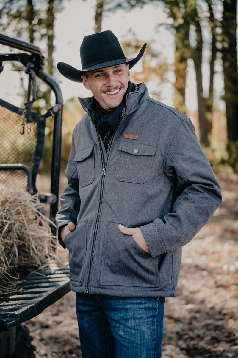 'Noah' Black Men's CINCH Bonded Jacket (S-XXL)