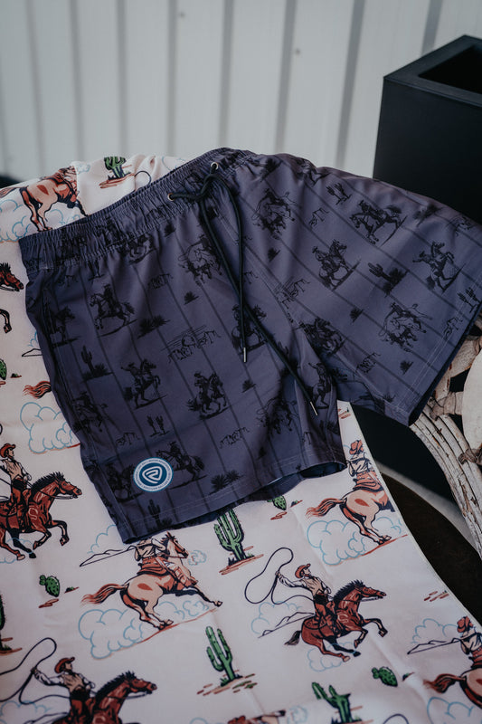 'Nolan' Rock & Roll Swim Shorts with Lining (S-XXL)