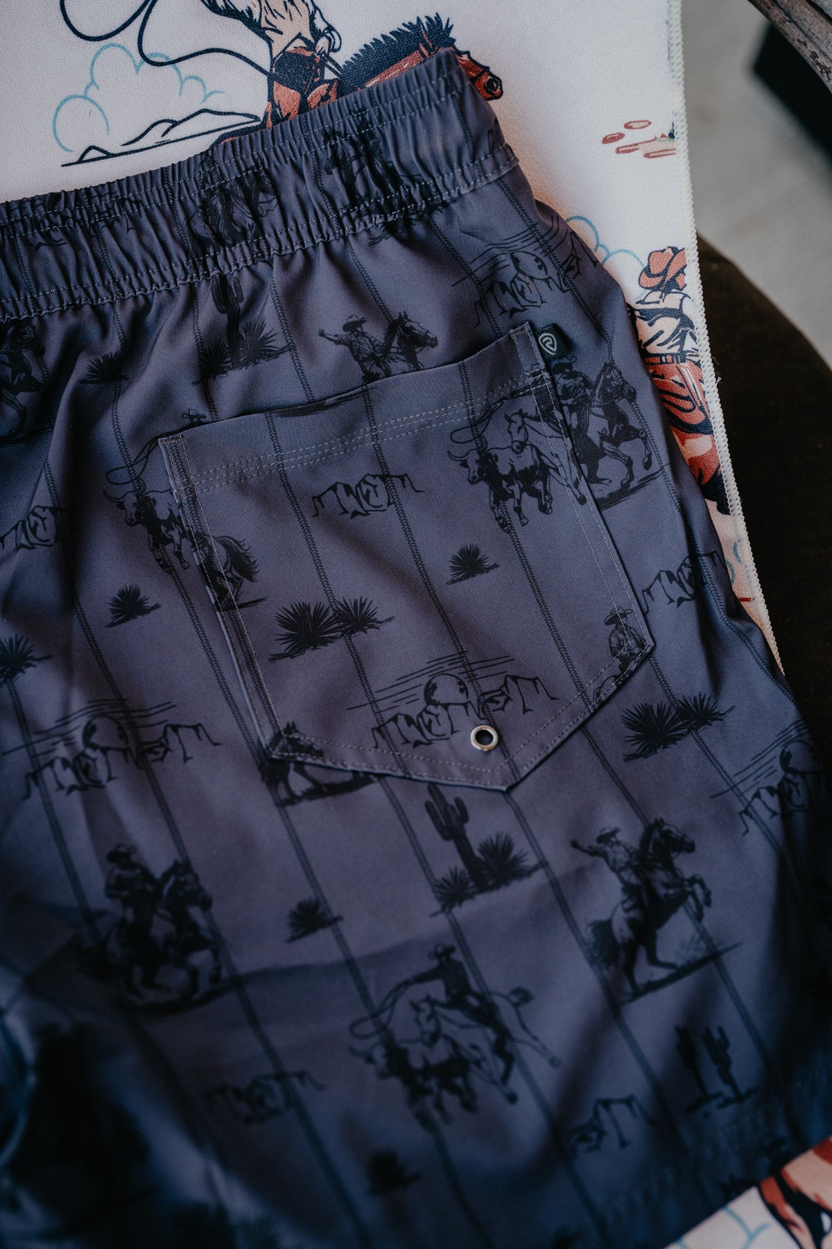 'Nolan' Rock & Roll Swim Shorts with Lining (S-XXL)