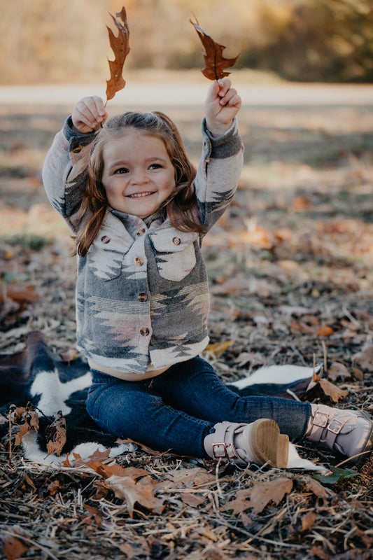 'Clover' Kids Aztec Jacket (6-12M to 7T)
