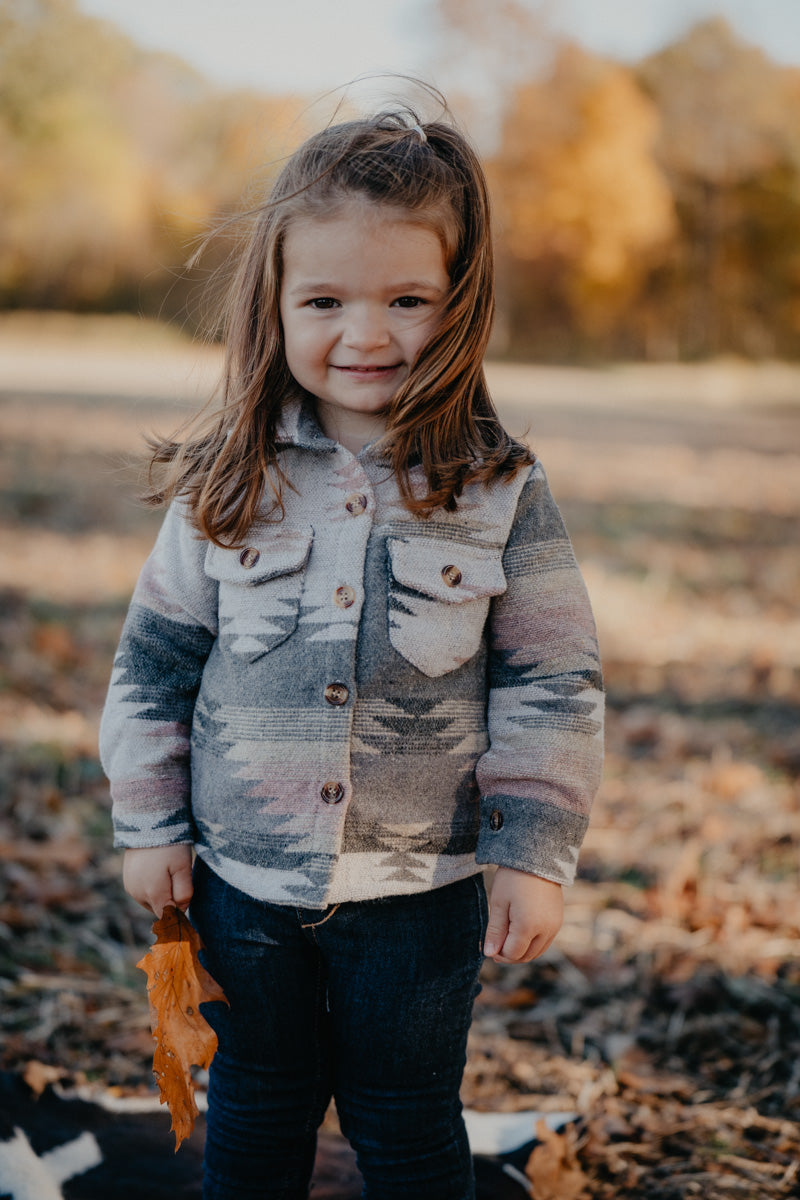 'Clover' Kids Aztec Jacket (6-12M to 7T)