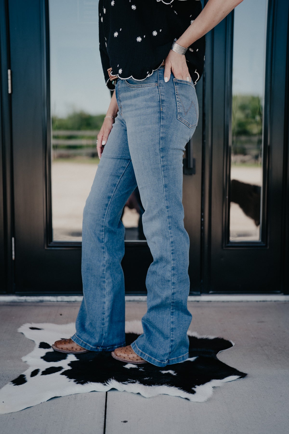 'Lara' Bespoke Flare Jean by Wrangler (25-34)