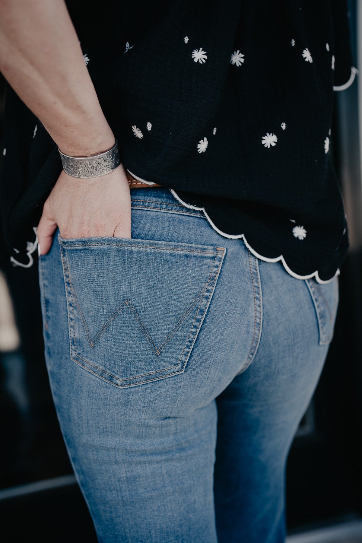 'Lara' Bespoke Flare Jean by Wrangler (25-34)