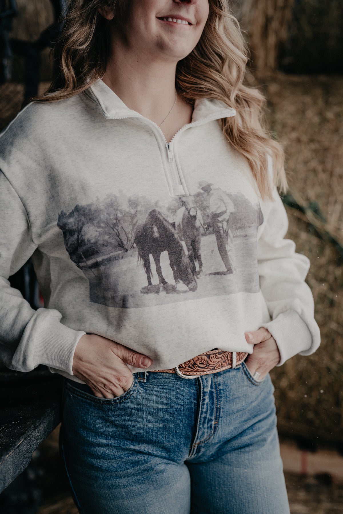 'Legacy Ranch' 1/4 Zip Pullover (S-XXL)