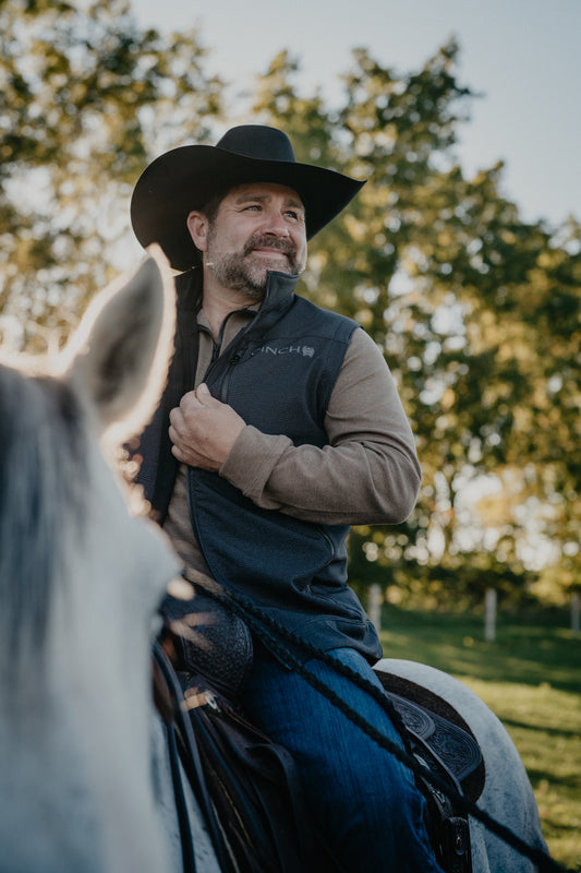 'Oakland' Men's Charcoal CINCH Bonded Vest