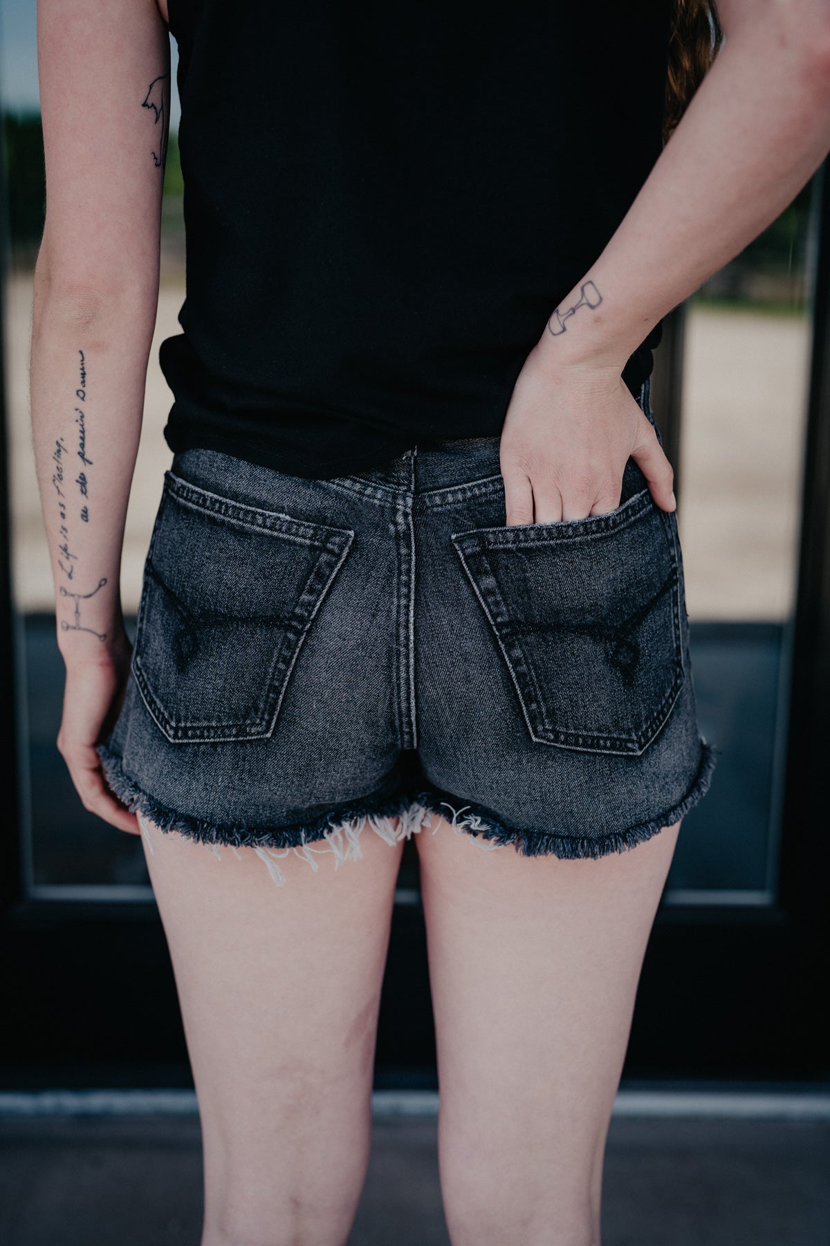 'Jazmine' Ultra High Rise 3" Tomboy Short by Ariat