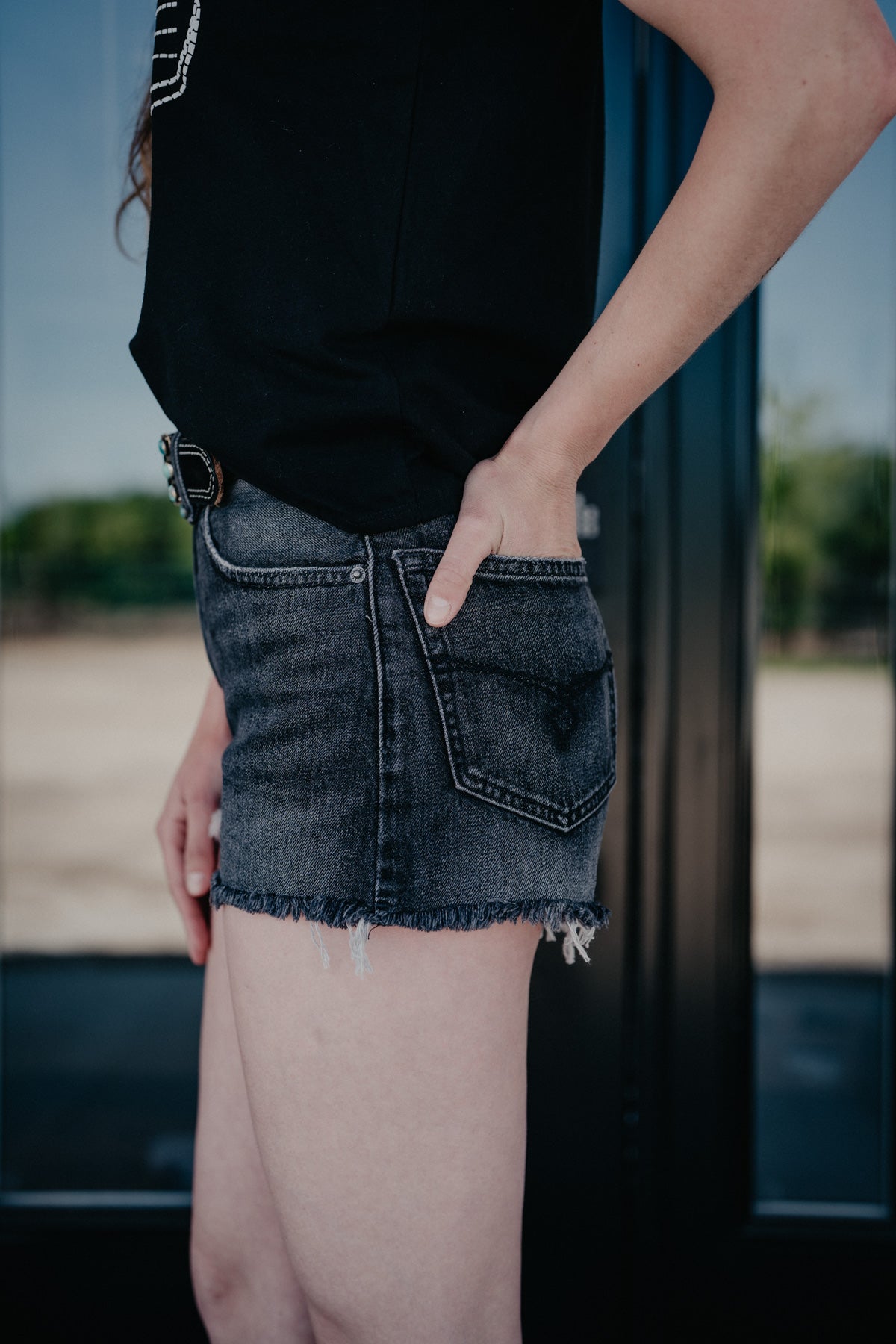 'Jazmine' Ultra High Rise 3" Tomboy Short by Ariat