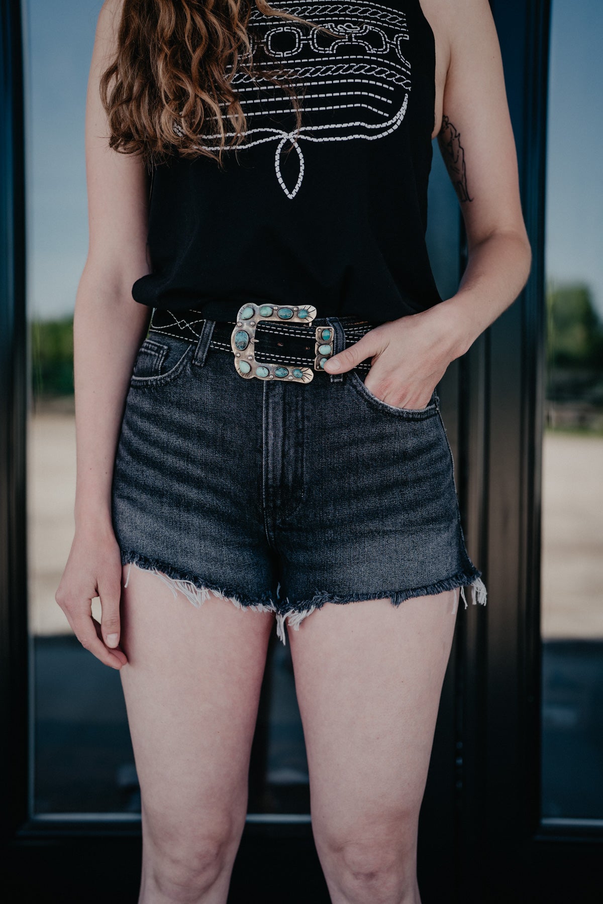 'Jazmine' Ultra High Rise 3" Tomboy Short by Ariat