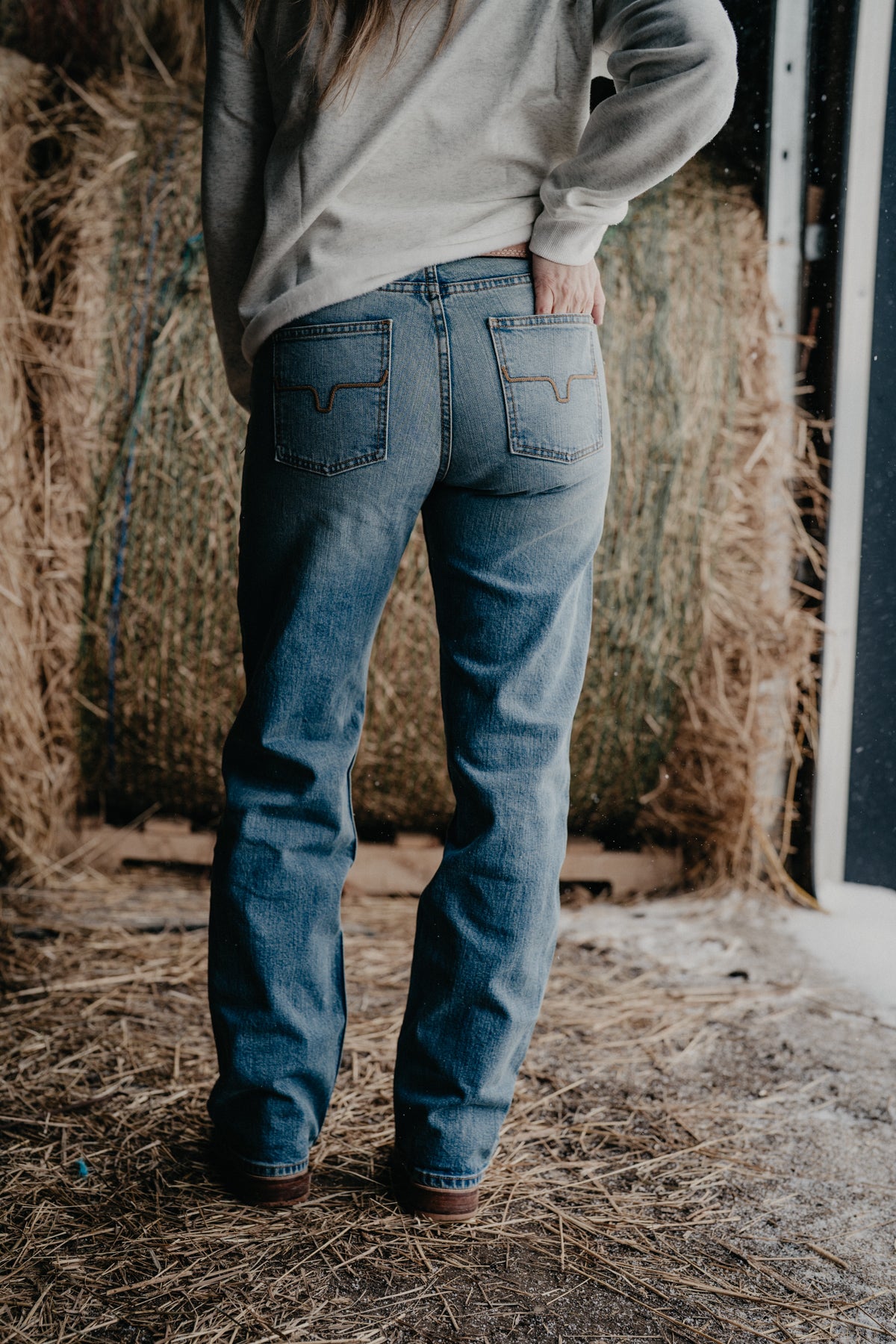 'Mia' High Rise Boyfriend Jean by Kimes Ranch