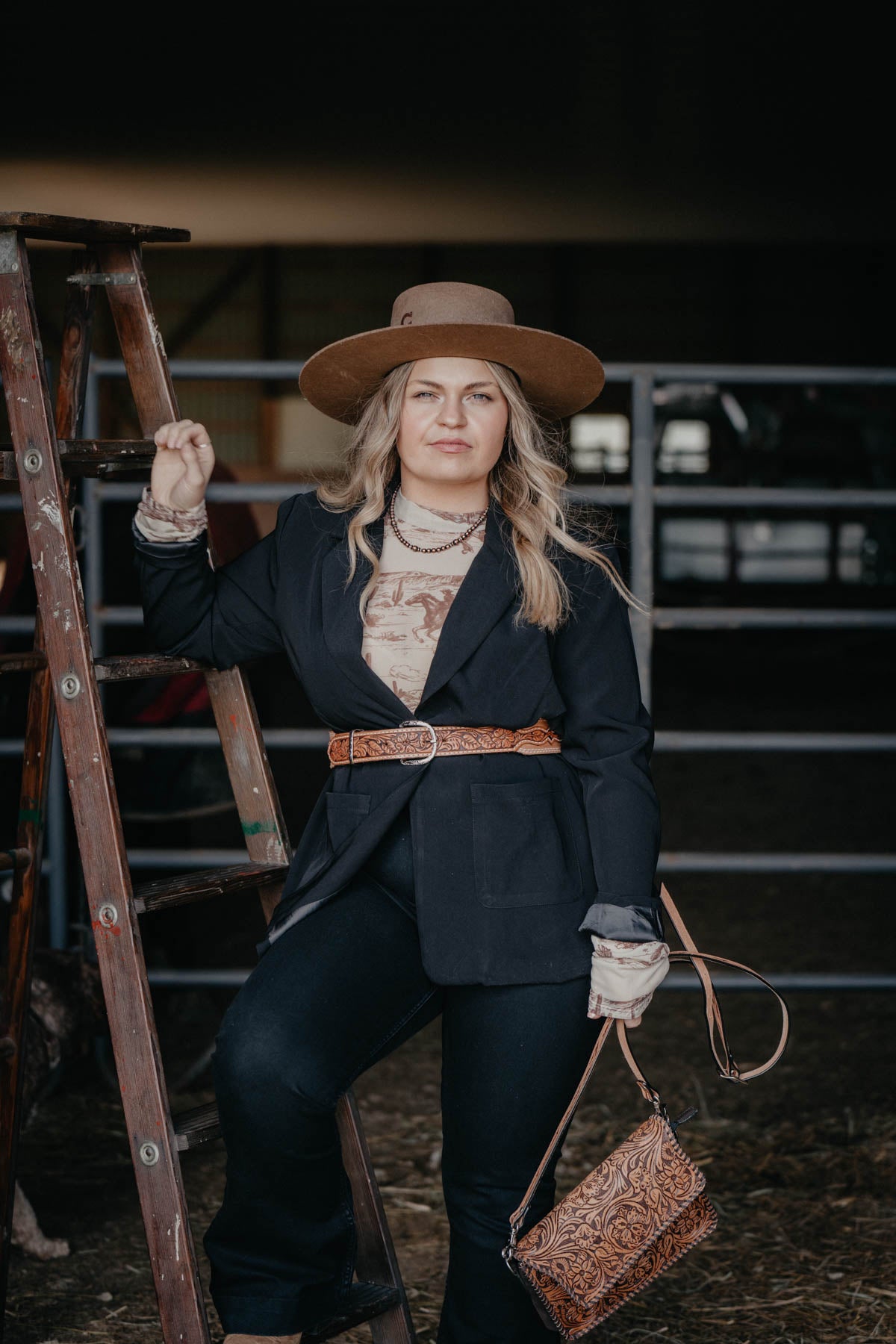 ‘Noir’ Black Boyfriend Fit Blazer (XS ONLY)