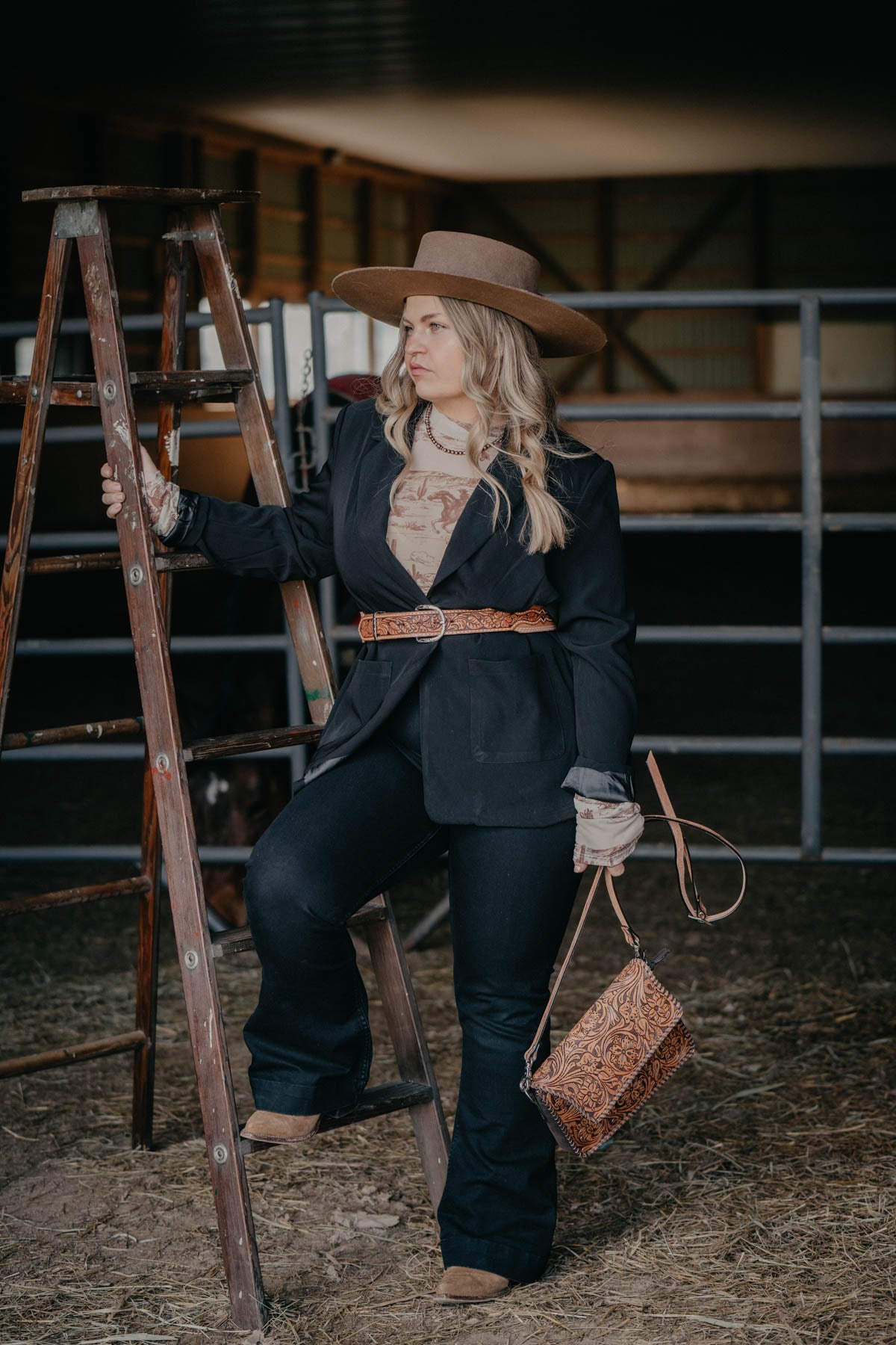 ‘Noir’ Black Boyfriend Fit Blazer (XS ONLY)