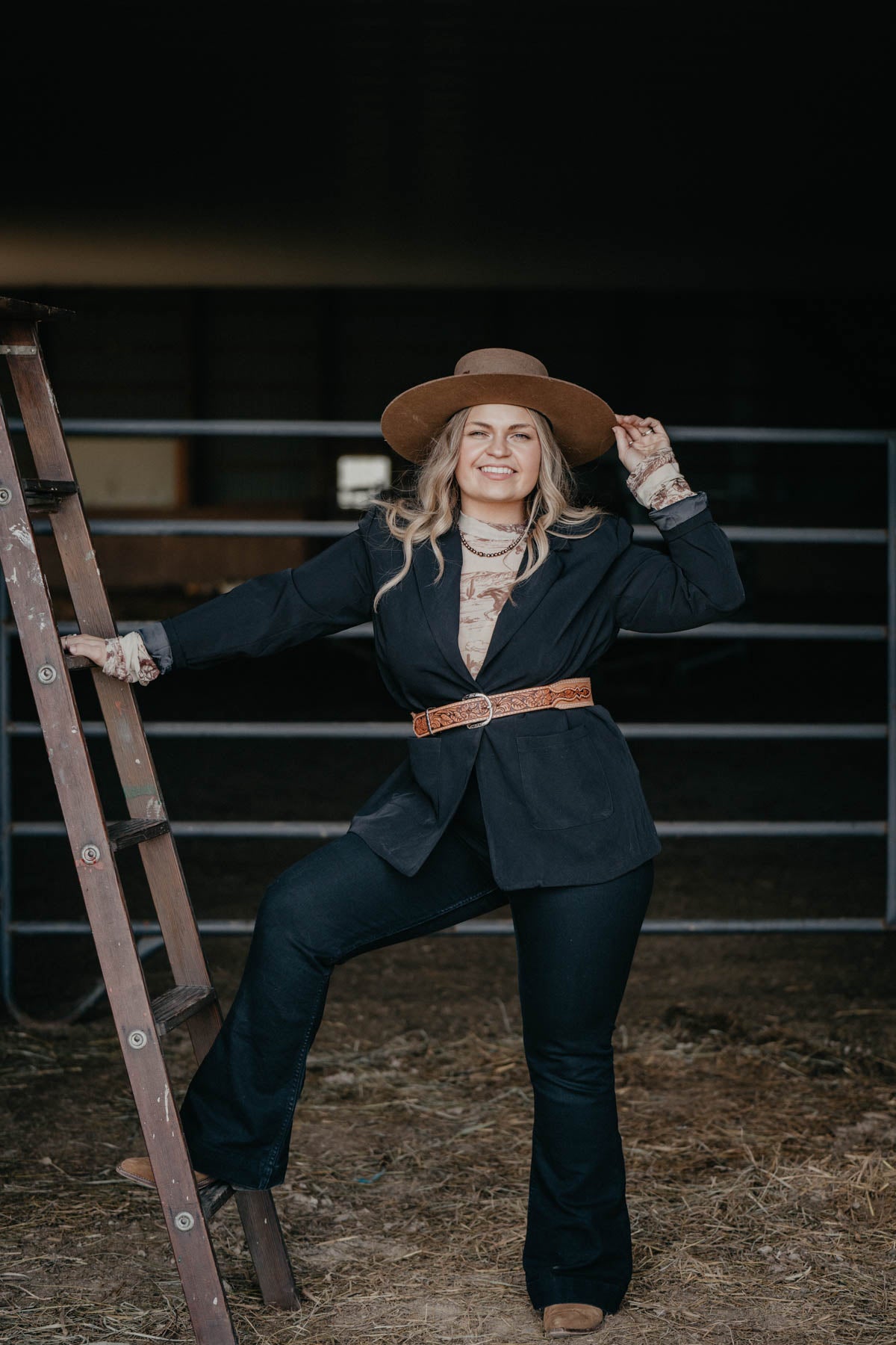 ‘Noir’ Black Boyfriend Fit Blazer (XS ONLY)