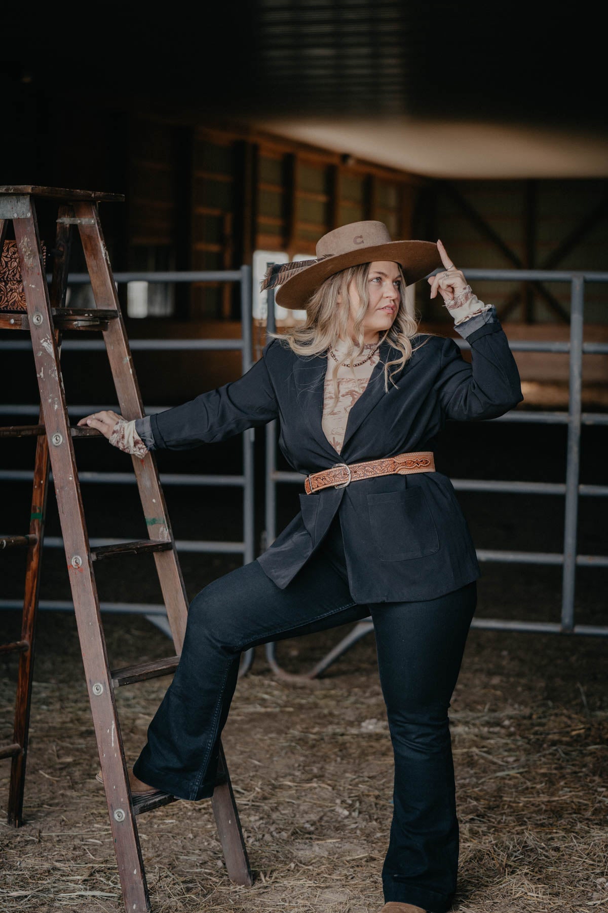 ‘Noir’ Black Boyfriend Fit Blazer (XS ONLY)