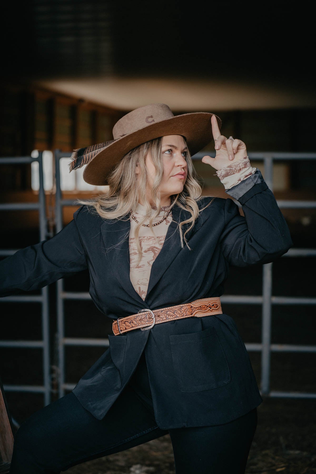 ‘Noir’ Black Boyfriend Fit Blazer (XS ONLY)