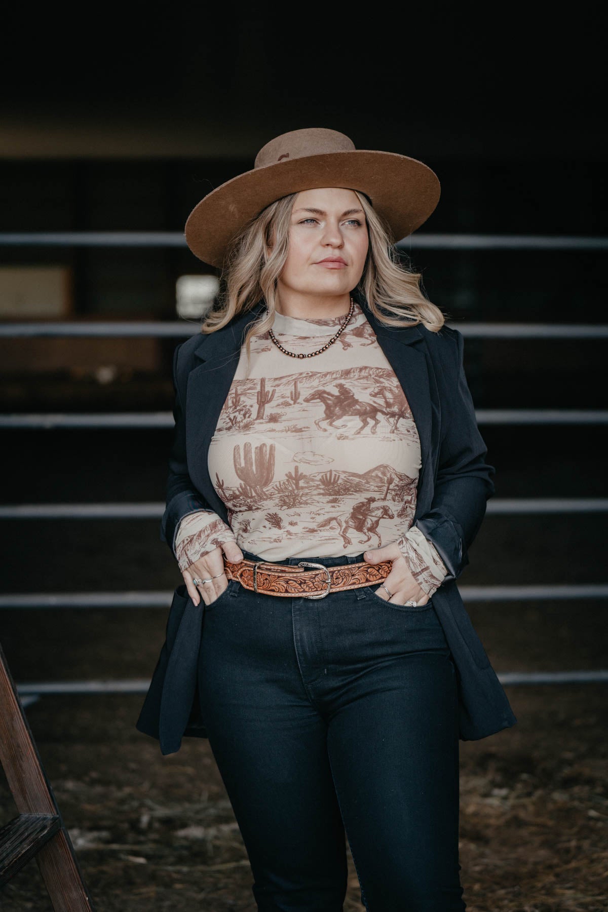 ‘Noir’ Black Boyfriend Fit Blazer (XS ONLY)