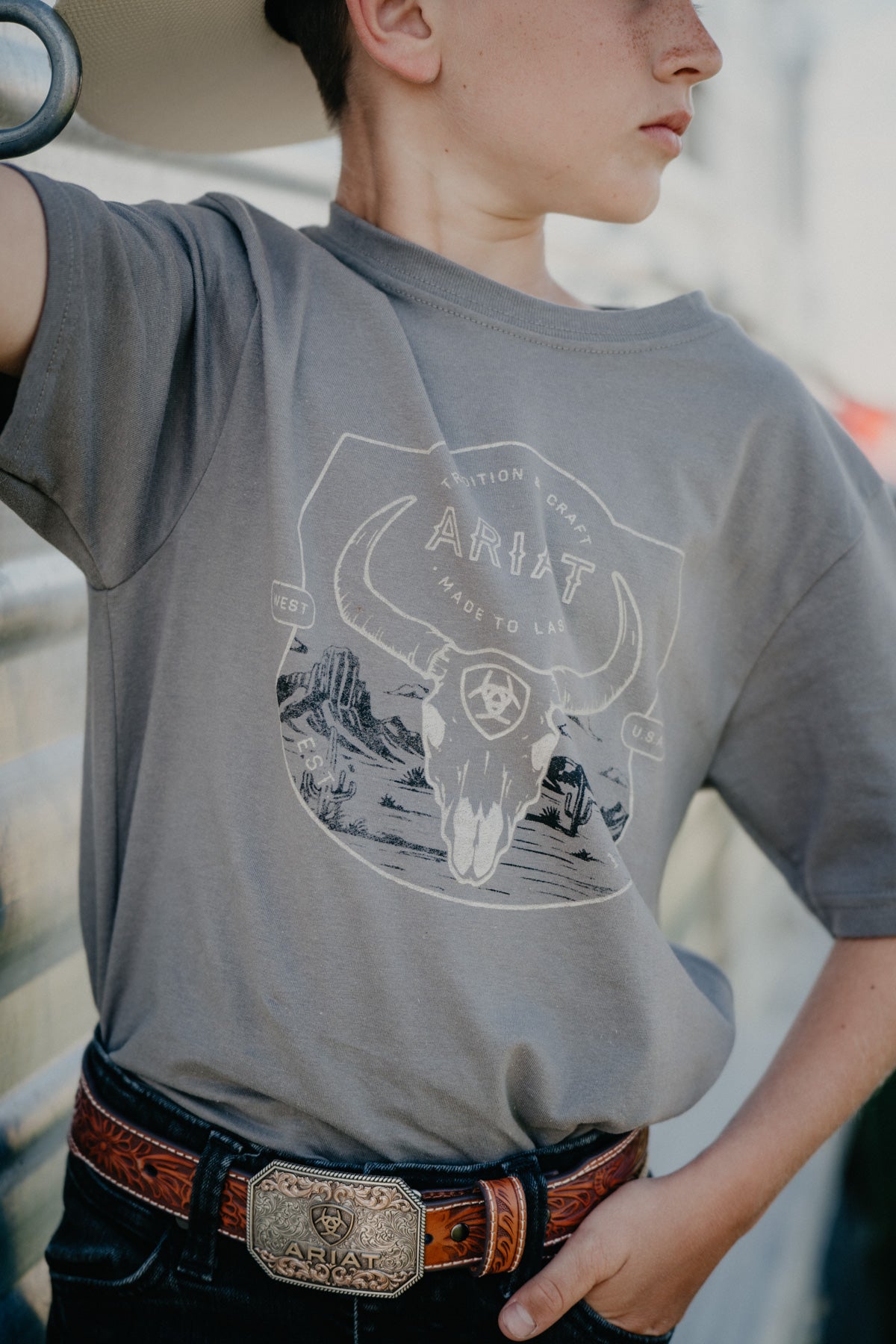 'Desert Badge' Boys Ariat Graphic T (XS-XL)