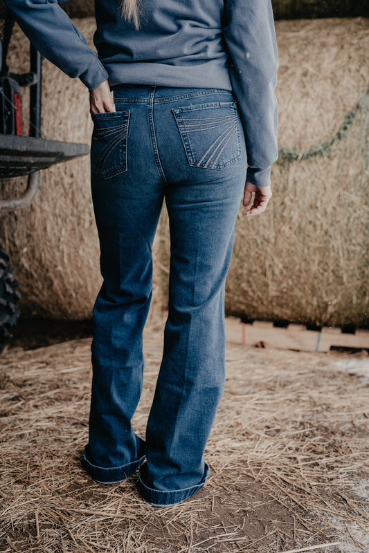 'Flow' Sparkle Gunmetal Pocket Dojo Trouser by 7FMK (Regular Inseam 34.5")