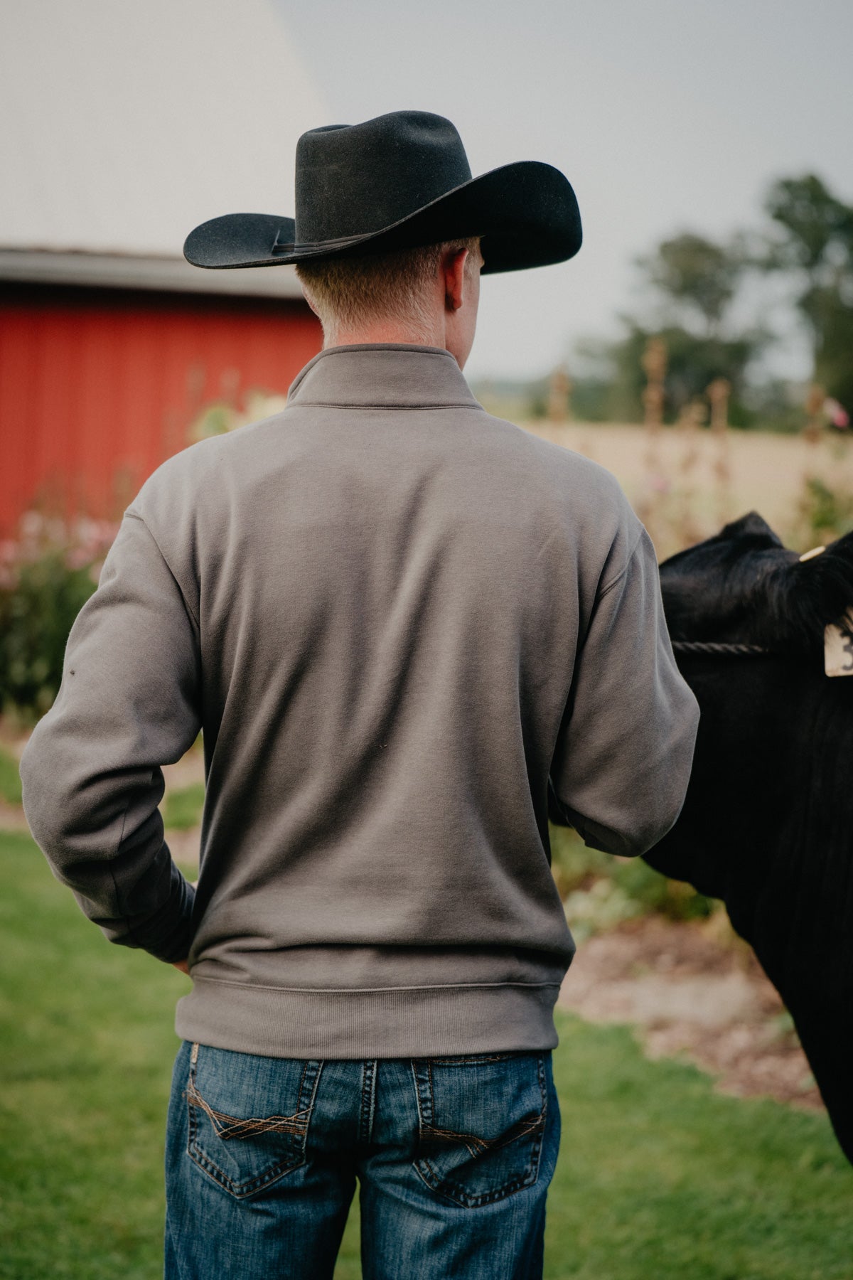 'Eclipse' Men's Charcoal Grey 1/4 Zip by Ariat