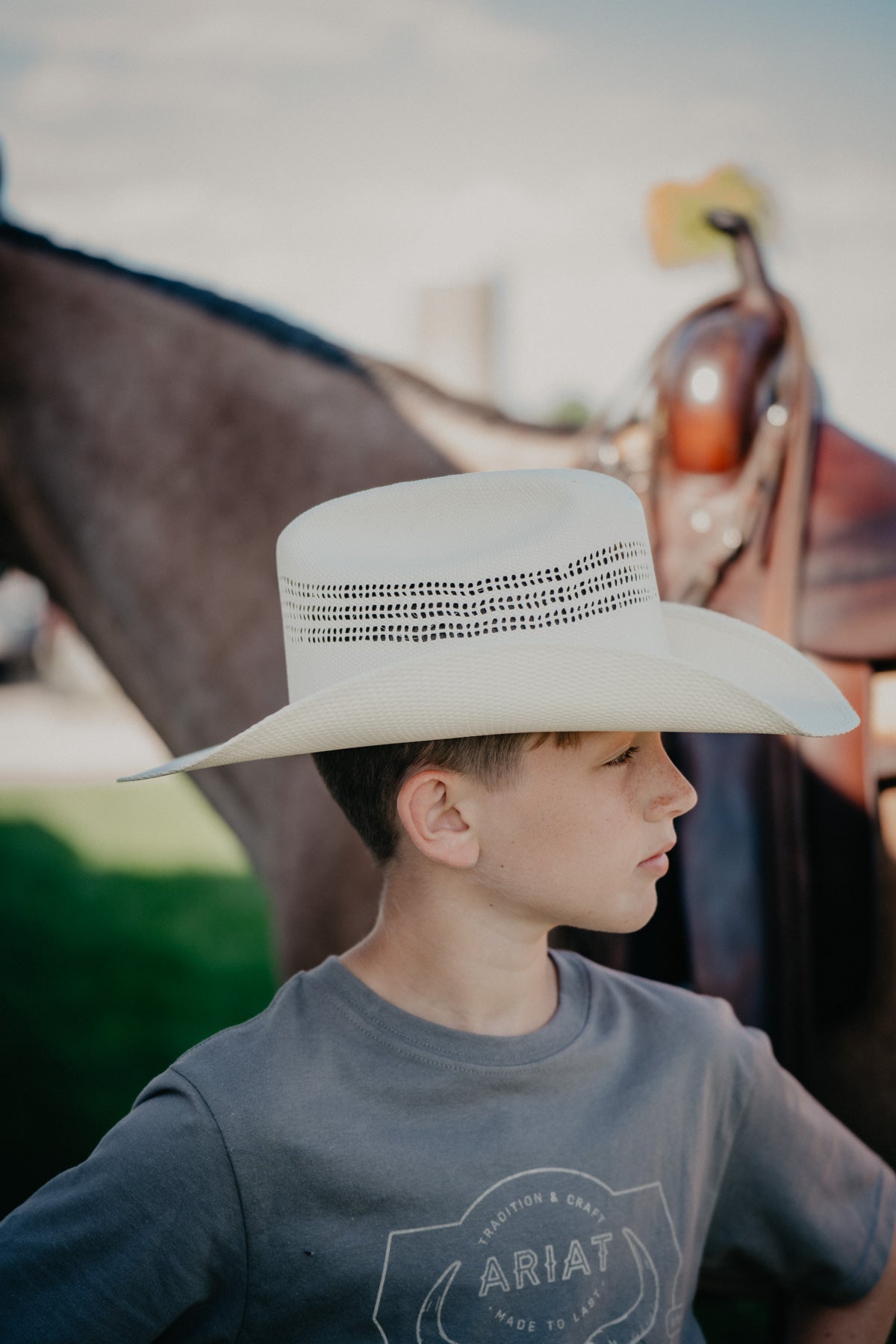 Billy Jr. Stetson Youth Straw Hat
