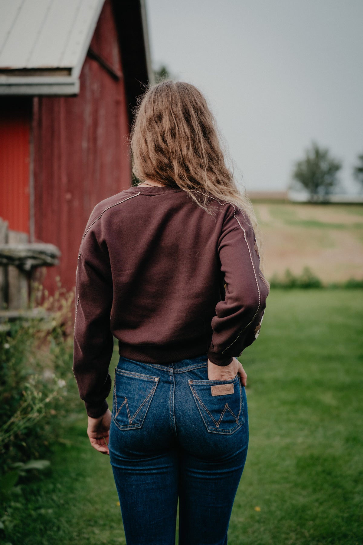'Dakota' Women's Chocolate Plum Sweater by Ariat