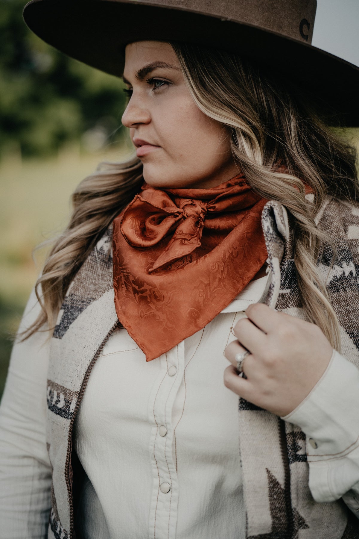 Jacquard 34.5" Wild Rag (Multiple Colours)