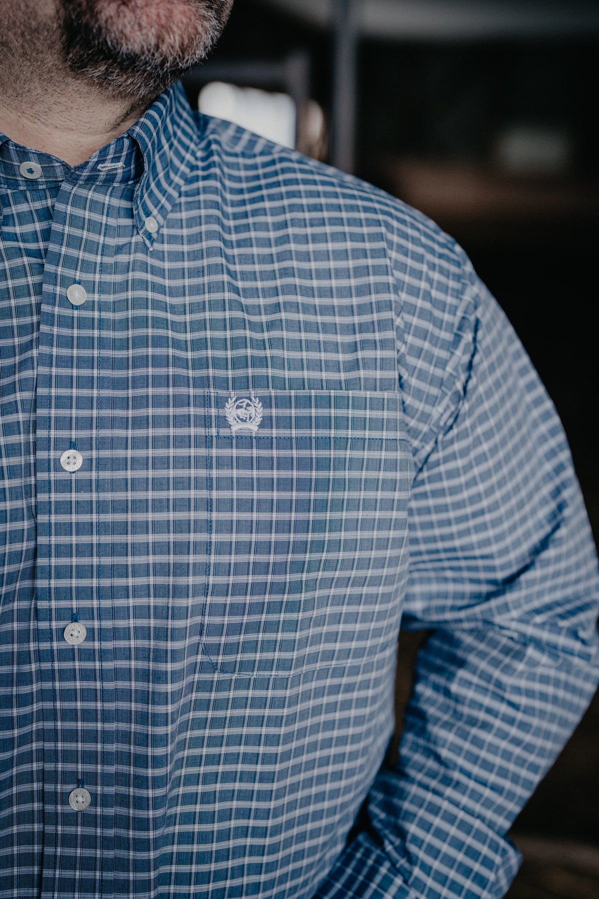 'Hank' Men's Plaid Classic Fit CINCH Button Down (S-XXL)