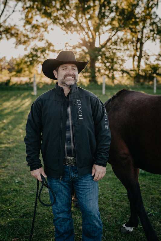 'Knox' Men's Black Bonded CINCH Bonded Jacket