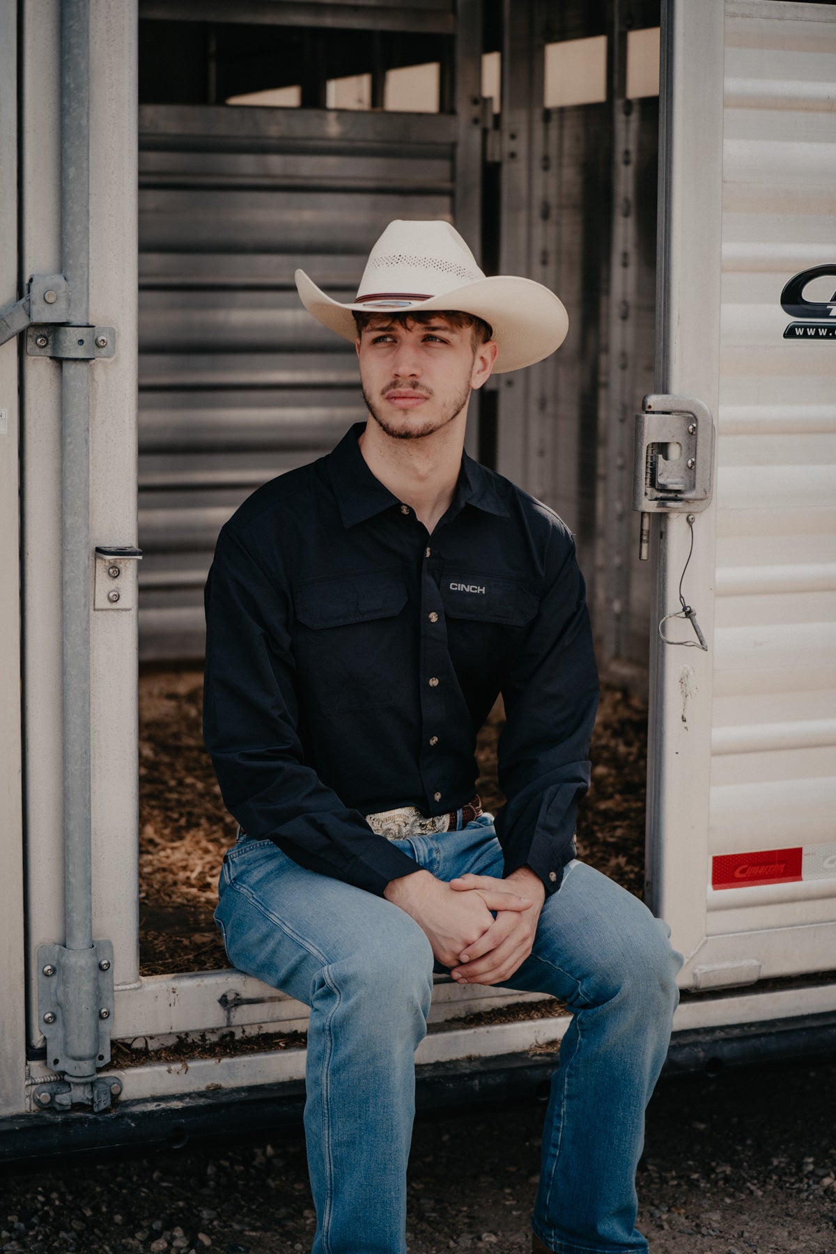 'Walter' CINCH Black Men's Arenaflex Shirt (S-XXL)