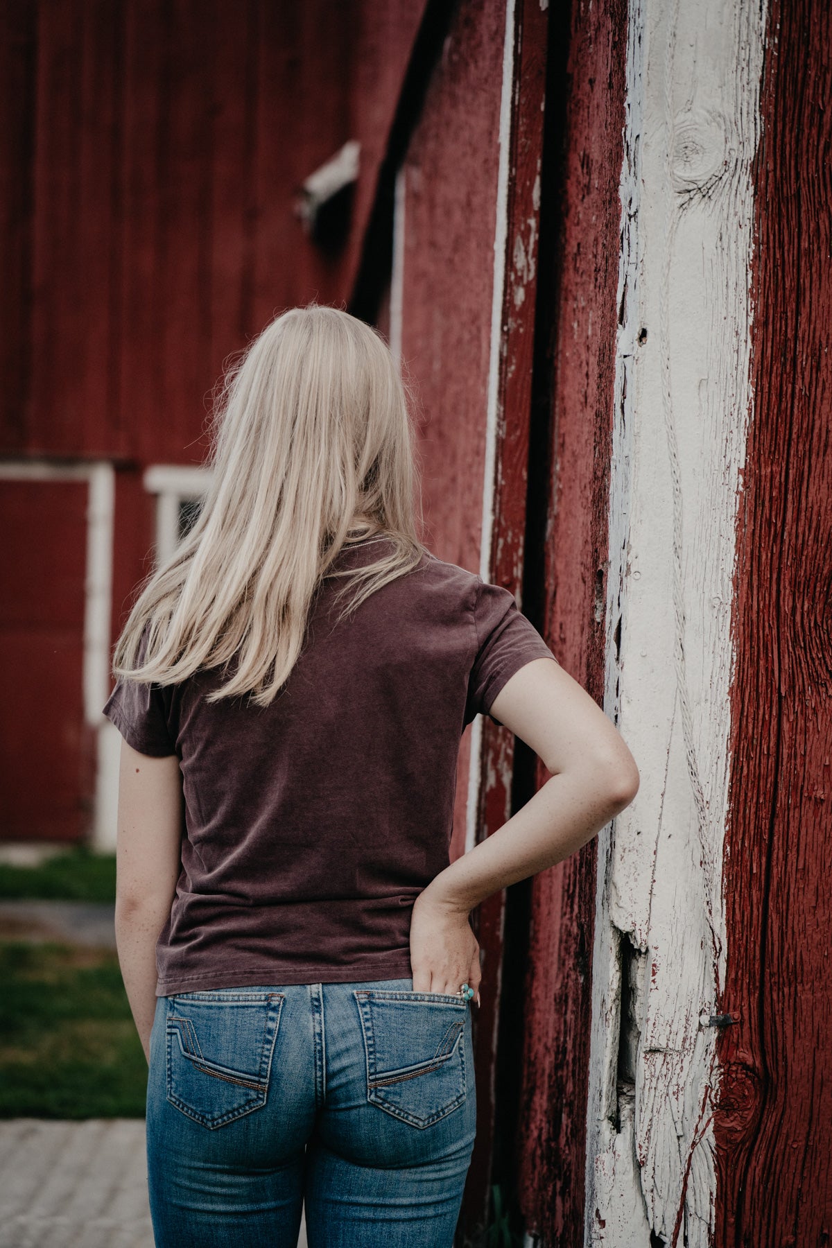 'Rebel With A Cause' Women's Pecan Brown T-Shirt by Ariat