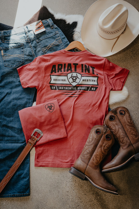 'Banner Badge' Ariat Men's T-Shirt (S-XXL)