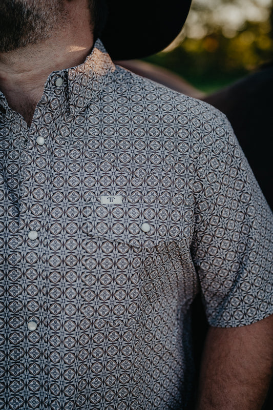 'Archer' Men's Short Sleeve Pearl Snap by Ferrell