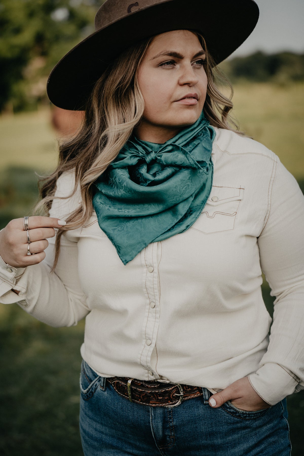 Jacquard 34.5" Wild Rag (Multiple Colours)