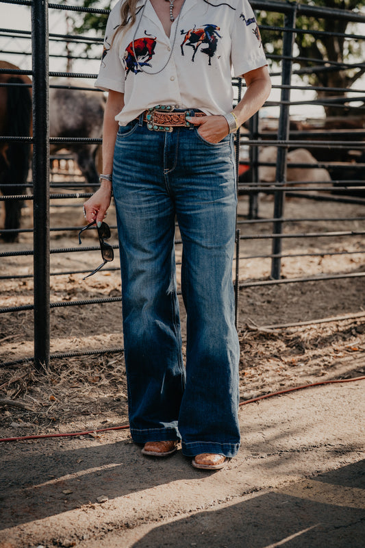 'Penelope' Ariat Ultra High Rise Wide Leg Jean
