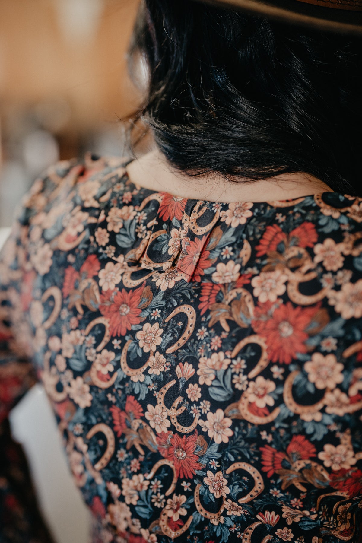 'Sloane' Floral Horseshoe Maxi Dress (S-XXL)