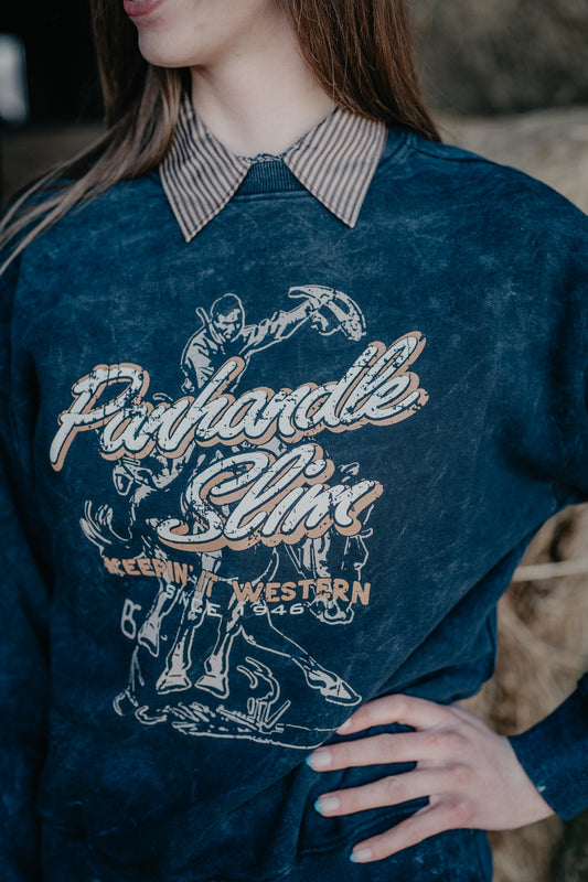 Panhandle Slim Long Sleeve Black Pullover (XS-XXL)