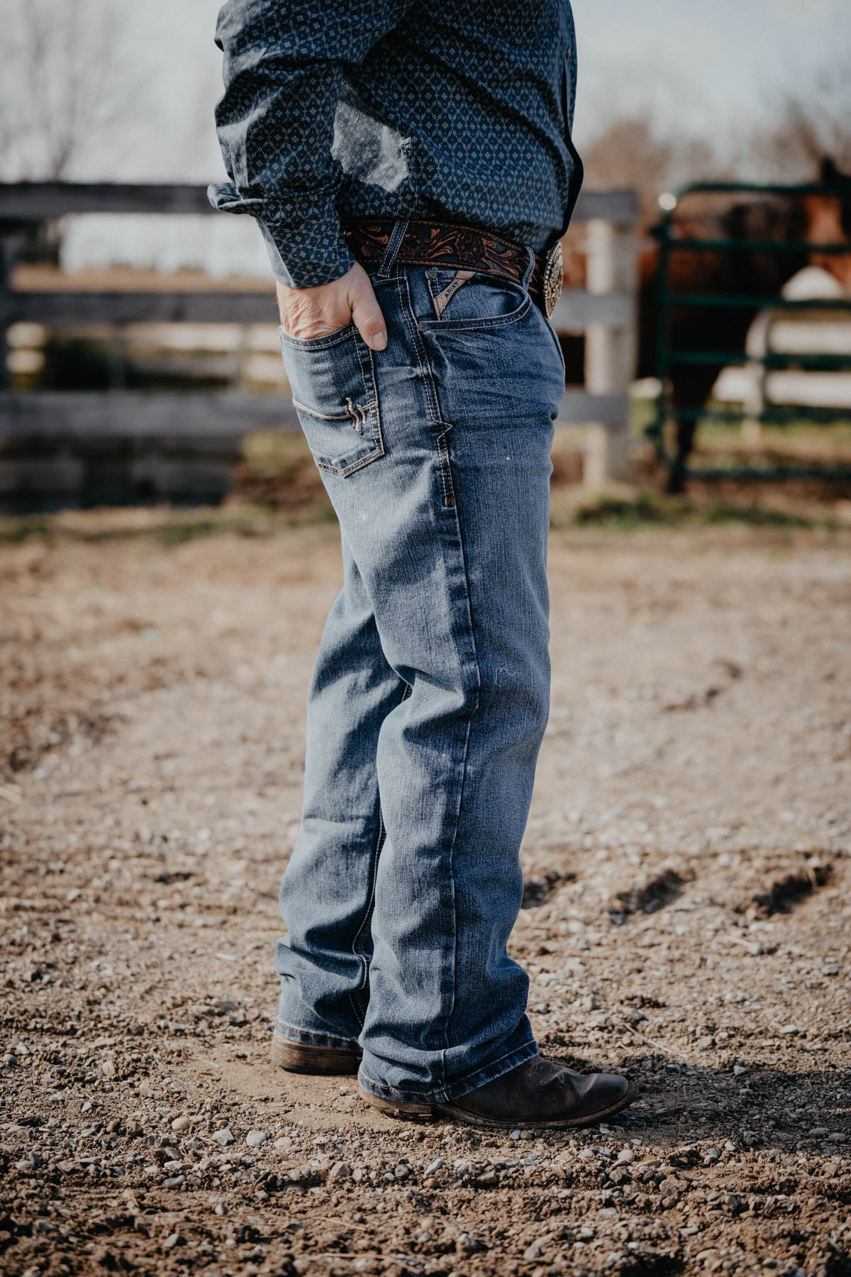 'Kirk' Men's Ariat M5 Straight Leg Jean (Only 1 38/36)