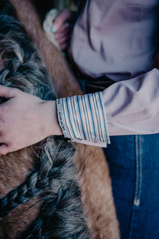 'Zinnia' Women's Long Sleeve Stripe by CINCH (XS-XXL)