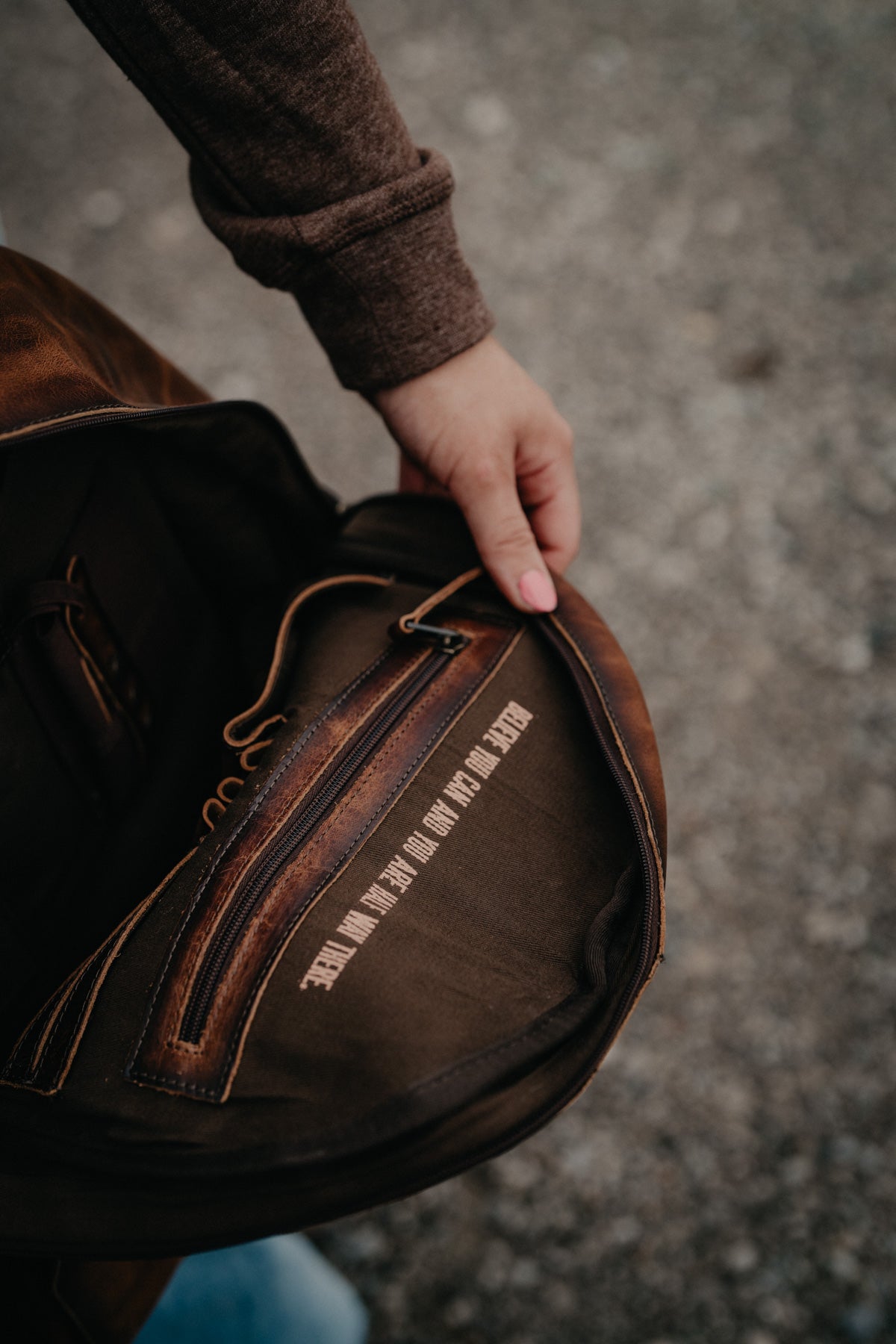 'Guadalupe' Cowhide Valley Backpack by STS Ranchwear