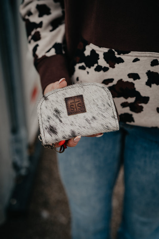 'Adlee' Cowhide Keychain Wallet by STS Ranchwear