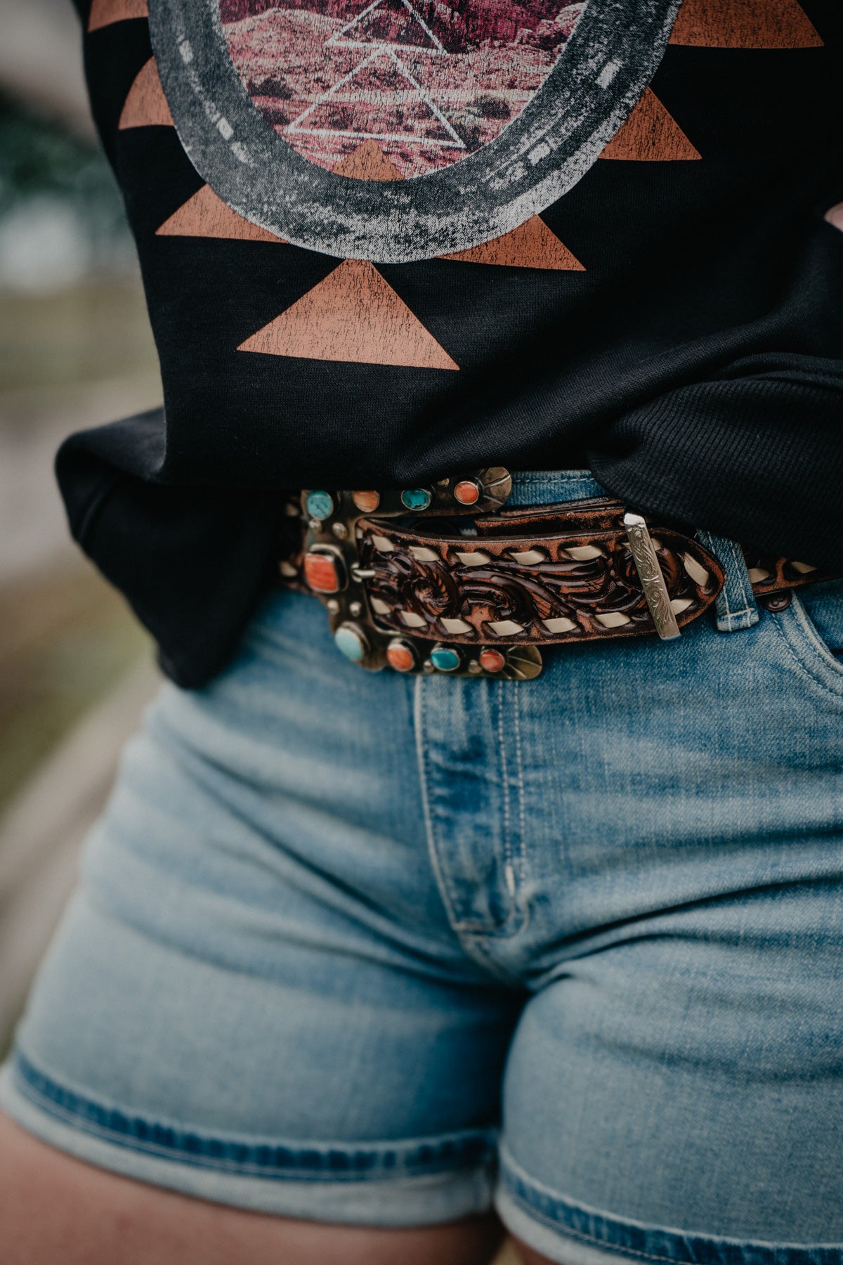 German Silver Horseshoe Buckle by Paige Wallace (3 Styles)