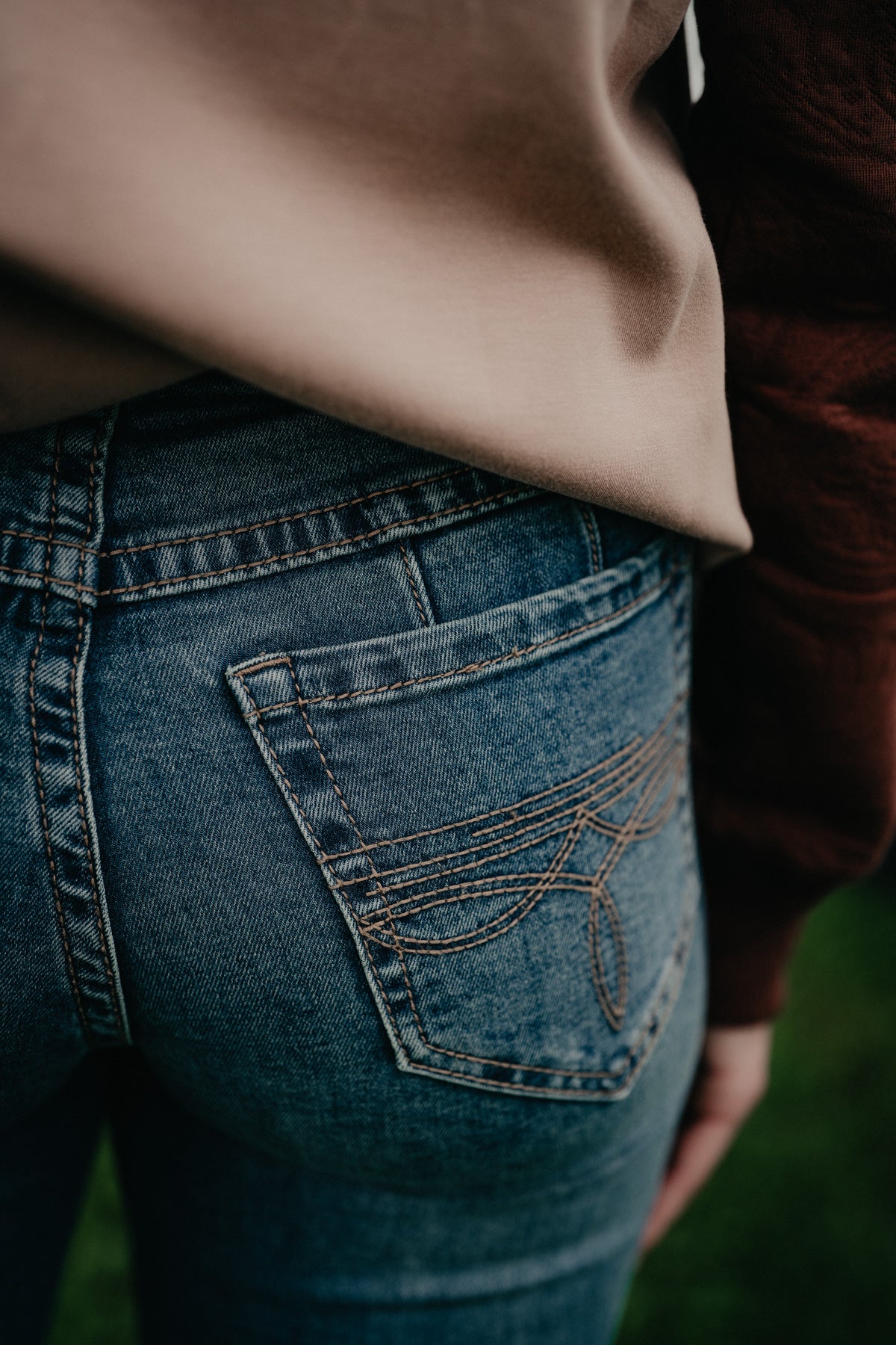 'Hattie' Vintage Mid Wash High Rise Bootcut by Rock & Roll Denim