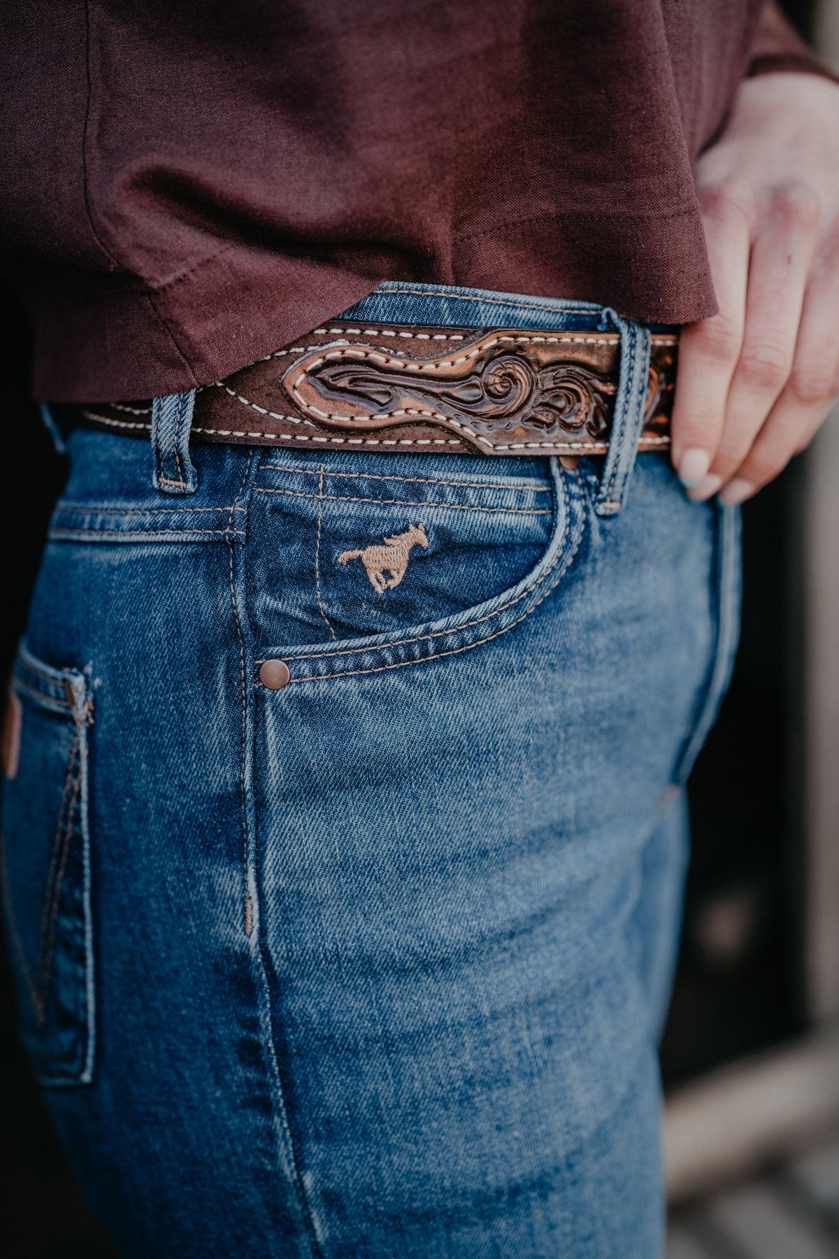 'Lillian' High Rise Rodeo Bootcut Jean by Wrangler (24-35; Inseams 32-38)