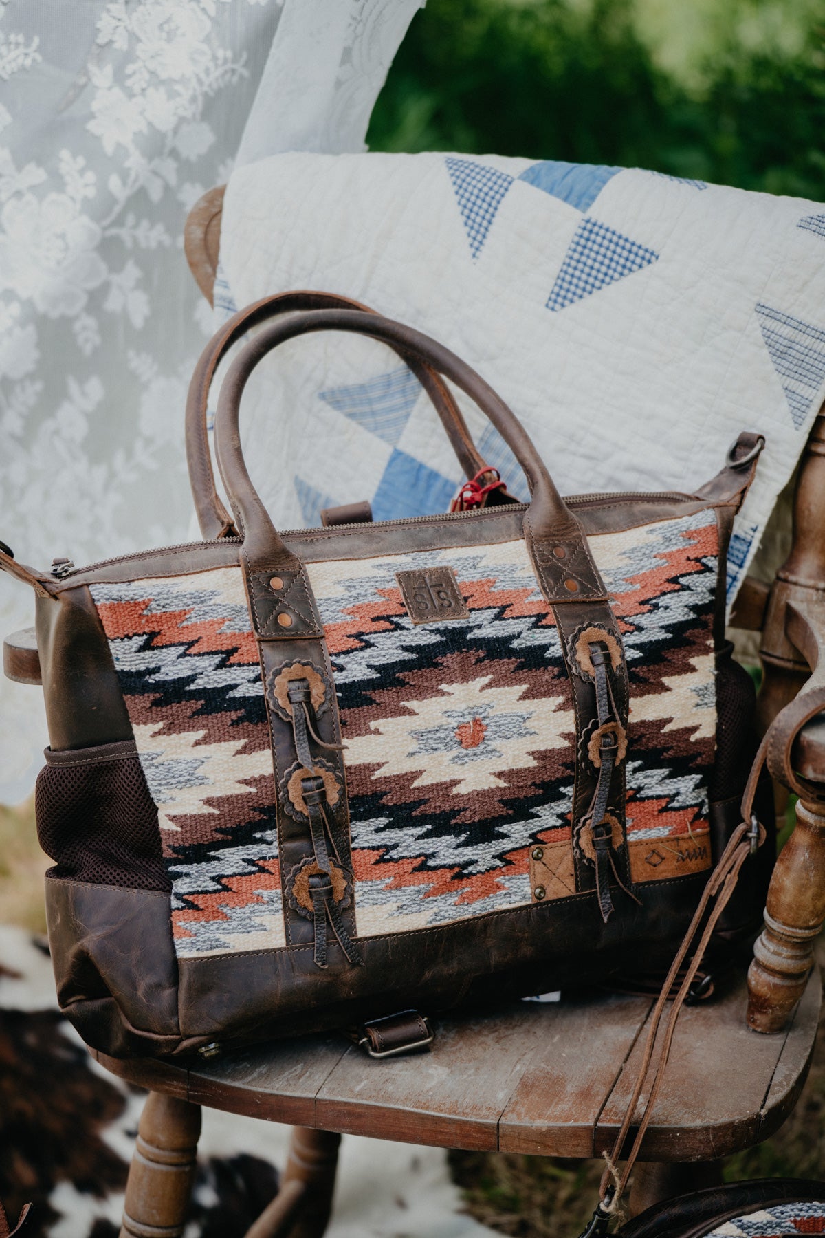 'Amelia' Guadalupe Serape Multi Bag by STS Ranchwear